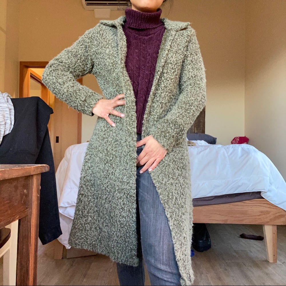 Vintage Hunter Green long coat